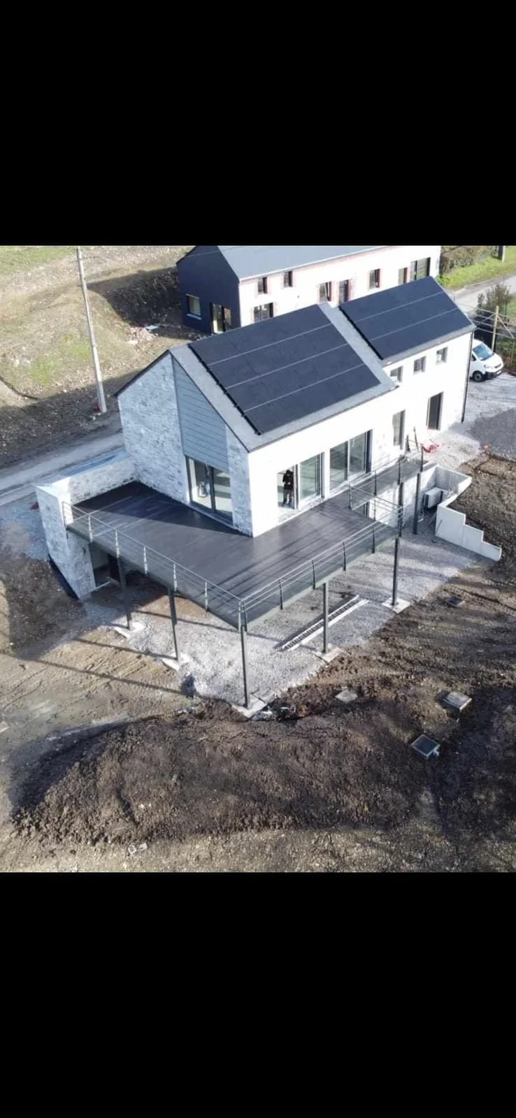 Terrasse surélevée acier